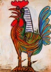 Πινακας σε καμβά PICASSO - THE ROOSTER