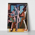 Πινακας σε καμβά PICASSO - THE THREE DANCERS