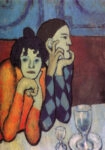 Πινακας σε καμβά PICASSO - TWO ACROBATS