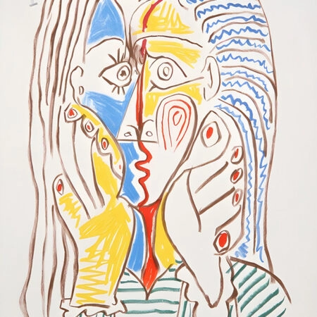 Πινακας σε καμβά PICASSO - VISAGE 1962 - Pablo Picasso Sticky 5