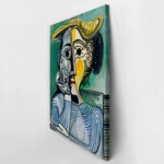 Πινακας σε καμβά PICASSO - WOMAN WITH A YELLOW HAT