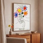 Πινακας σε καμβά PICASSO - BOUQUET OF PEACE