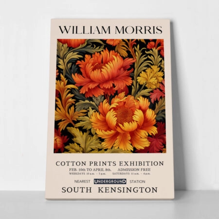 Πινακας σε καμβά WILLIAM MORRIS - AUTUMN FLOWER 1 - William Morris