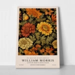 Πινακας σε καμβά WILLIAM MORRIS - AUTUMN FLOWER 2
