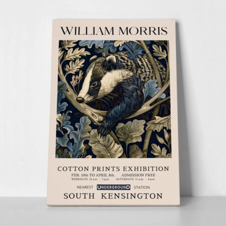 Πινακας σε καμβά WILLIAM MORRIS - BADGER