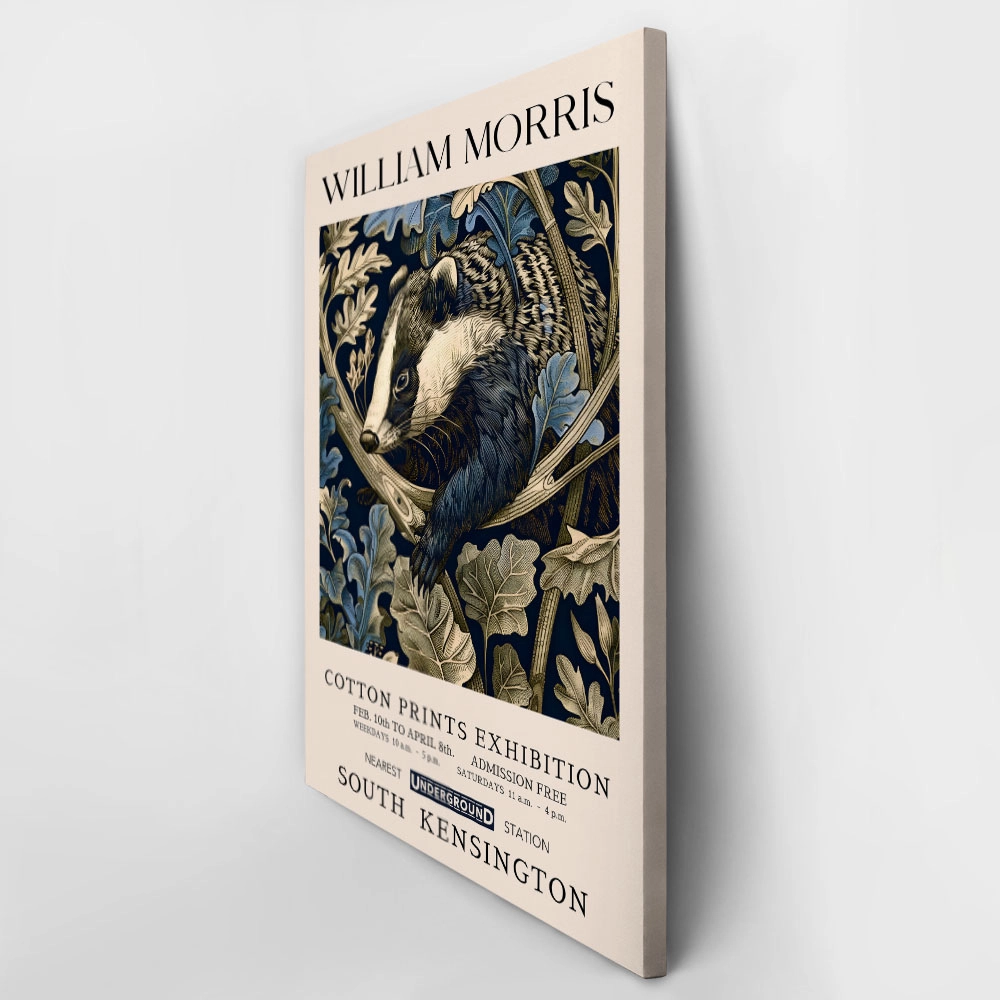 Πινακας σε καμβά WILLIAM MORRIS - BADGER