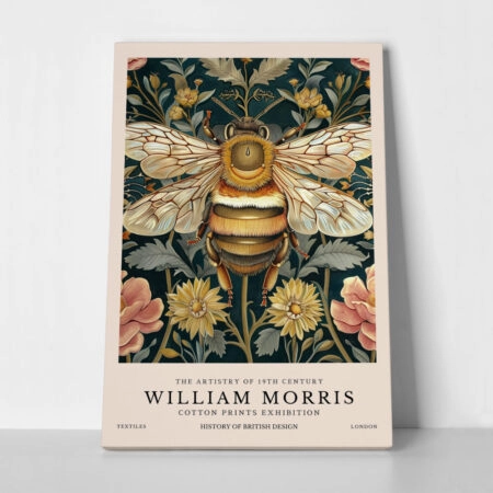 Πινακας σε καμβά WILLIAM MORRIS - BEE 1