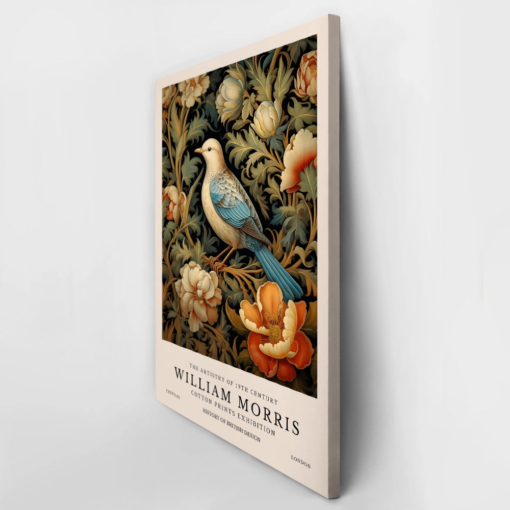 Πινακας σε καμβά WILLIAM MORRIS - BIRD 2