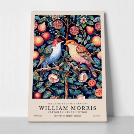 Πινακας σε καμβά WILLIAM MORRIS - BIRD 4 - William Morris