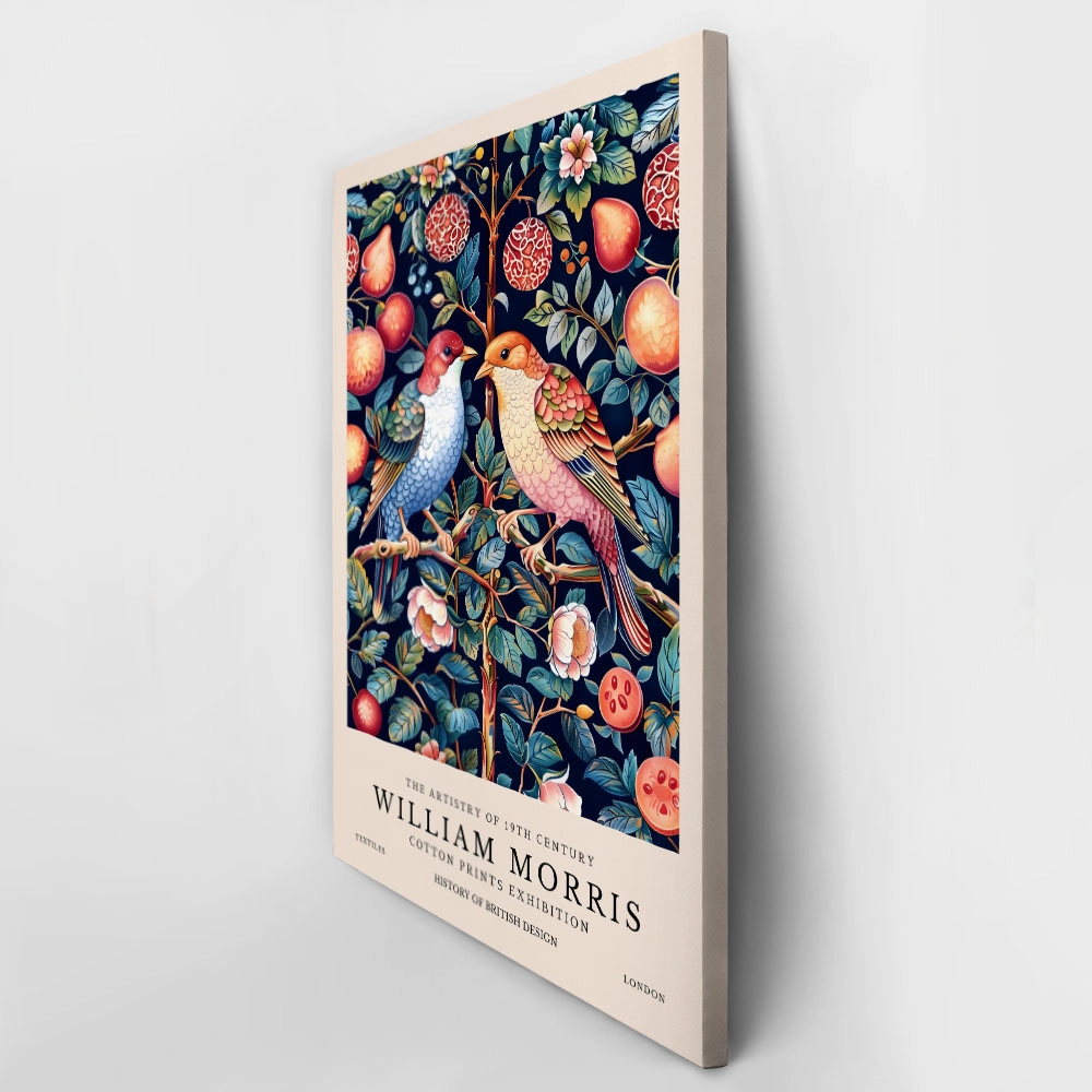 Πινακας σε καμβά WILLIAM MORRIS - BIRD 4