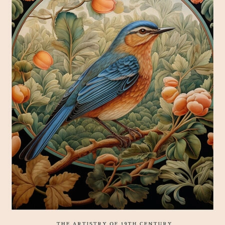 Πινακας σε καμβά WILLIAM MORRIS - BIRD 5 - William Morris Sticky 5