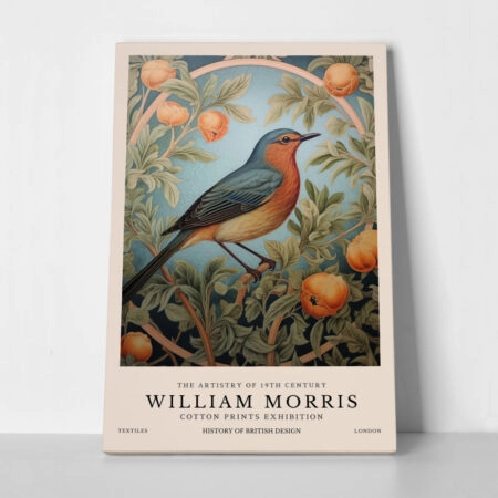 Πινακας σε καμβά WILLIAM MORRIS - BIRD 6 - William Morris