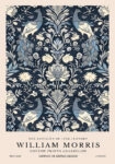Πινακας σε καμβά WILLIAM MORRIS - BLUE PEACOCK PATTERN 1