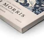 Πινακας σε καμβά WILLIAM MORRIS - BLUE PEACOCK PATTERN 1