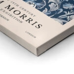 Πινακας σε καμβά WILLIAM MORRIS - BLUE PEACOCK PATTERN 2