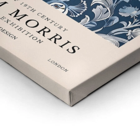 Πινακας σε καμβά WILLIAM MORRIS - BLUE PEACOCK PATTERN 2 - William Morris Sticky 1
