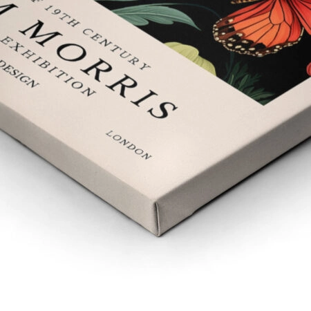 Πινακας σε καμβά WILLIAM MORRIS - BUTTERFLIES - William Morris Sticky 1