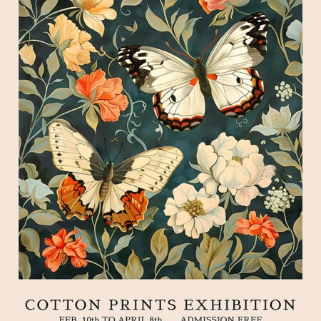 Πινακας σε καμβά WILLIAM MORRIS - BUTTERFLY 10 - William Morris Sticky 5