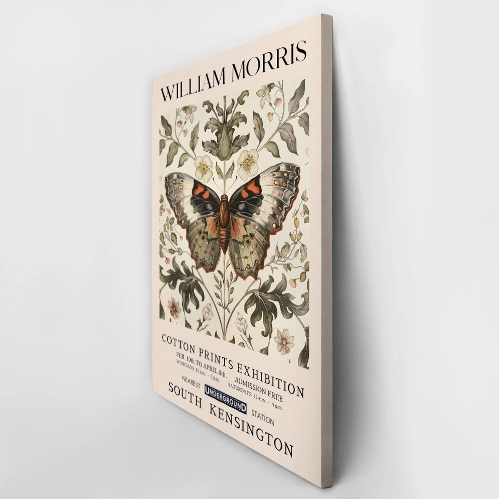 Πινακας σε καμβά WILLIAM MORRIS - BUTTERFLY 11