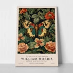 Πινακας σε καμβά WILLIAM MORRIS - BUTTERFLY 15