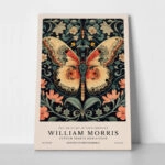 Πινακας σε καμβά WILLIAM MORRIS - BUTTERFLY 16