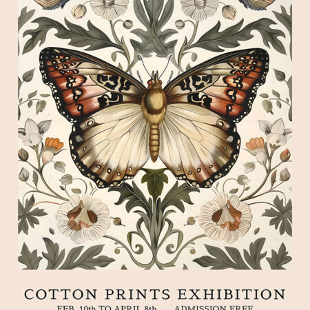 Πινακας σε καμβά WILLIAM MORRIS - BUTTERFLY 17 - William Morris Sticky 5