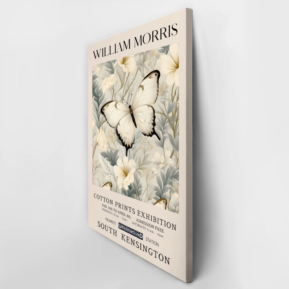 Πινακας σε καμβά WILLIAM MORRIS - BUTTERFLY 4