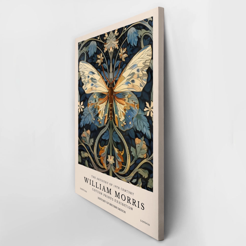 Πινακας σε καμβά WILLIAM MORRIS - BUTTERFLY 7