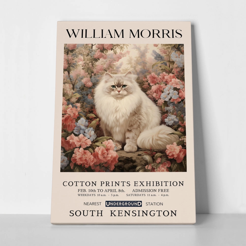 Πινακας σε καμβά WILLIAM MORRIS - CAT 1