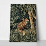 Πινακας σε καμβά WILLIAM MORRIS - DARK FOREST FOX