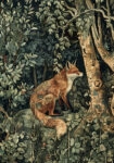 Πινακας σε καμβά WILLIAM MORRIS - DARK FOREST FOX