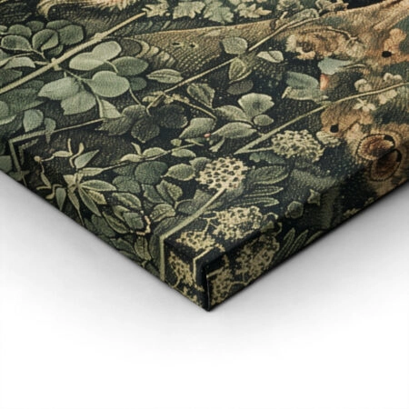 Πινακας σε καμβά WILLIAM MORRIS - DARK FOREST FOX - William Morris Sticky 1