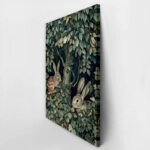 Πινακας σε καμβά WILLIAM MORRIS - DARK FOREST HARE