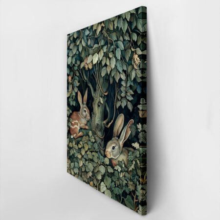 Πινακας σε καμβά WILLIAM MORRIS - DARK FOREST HARE - William Morris Sticky 2