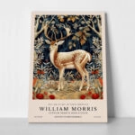 Πινακας σε καμβά WILLIAM MORRIS - DEER 1
