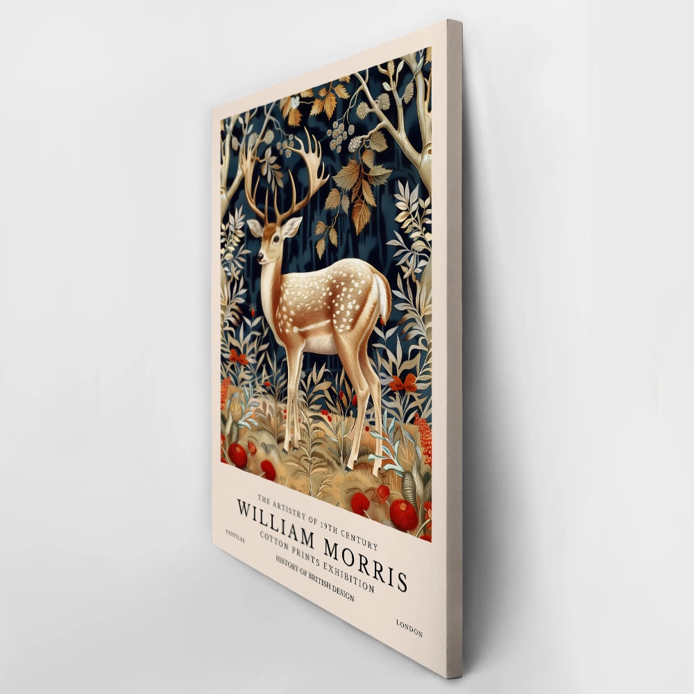 Πινακας σε καμβά WILLIAM MORRIS - DEER 1