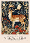 Πινακας σε καμβά WILLIAM MORRIS - DEER 3