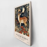 Πινακας σε καμβά WILLIAM MORRIS - DEER 3