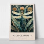 Πινακας σε καμβά WILLIAM MORRIS - DRAGONFLY