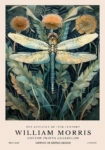 Πινακας σε καμβά WILLIAM MORRIS - DRAGONFLY