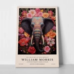 Πινακας σε καμβά WILLIAM MORRIS - ELEPHANT