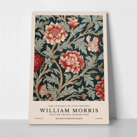 Πινακας σε καμβά WILLIAM MORRIS - FLORAL PATTERN 1