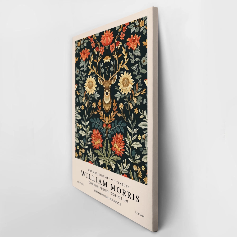 Πινακας σε καμβά WILLIAM MORRIS - FLORAL PATTERN 2