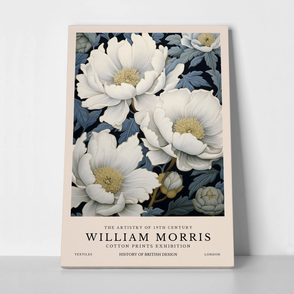 Πινακας σε καμβά WILLIAM MORRIS - FLOWER 2