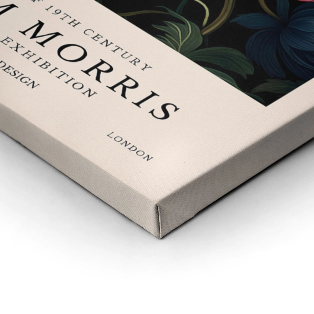 Πινακας σε καμβά WILLIAM MORRIS - FLOWER 3