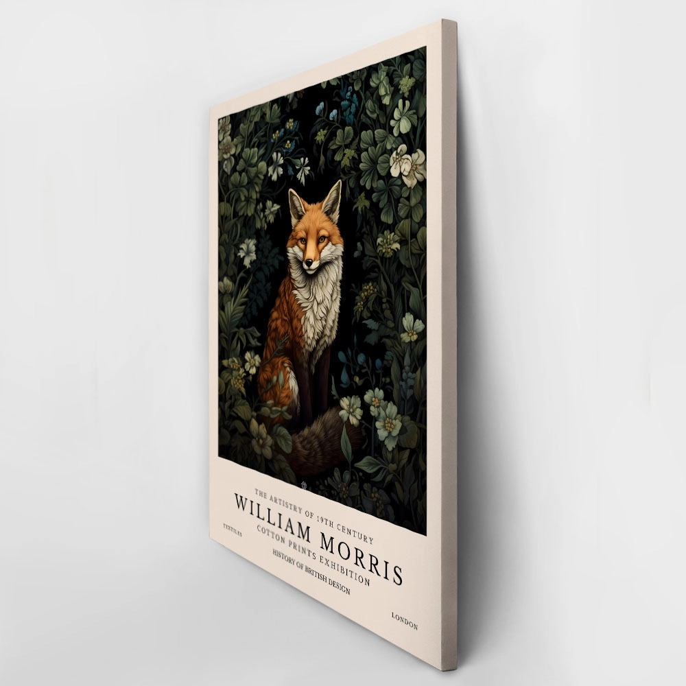 Πινακας σε καμβά WILLIAM MORRIS - FOX 1