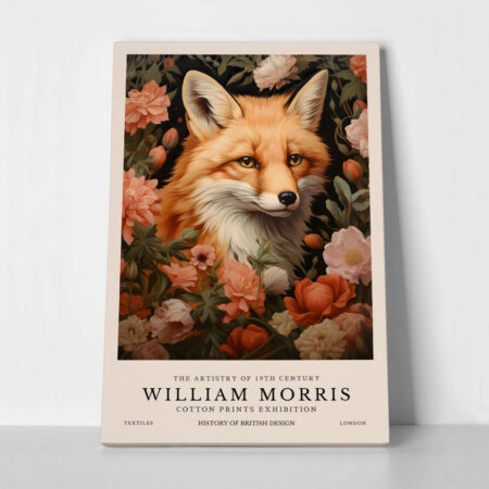 Πινακας σε καμβά WILLIAM MORRIS - FOX 3