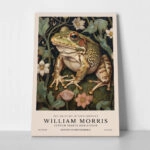 Πινακας σε καμβά WILLIAM MORRIS - FROG 1