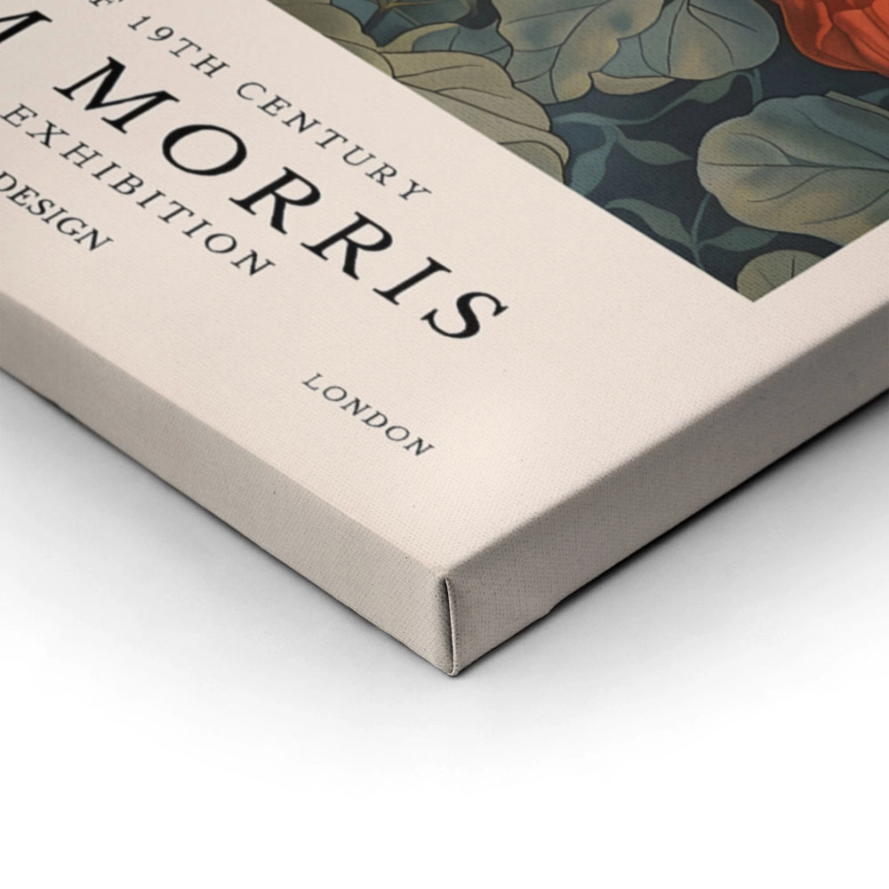 Πινακας σε καμβά WILLIAM MORRIS - FROG 2