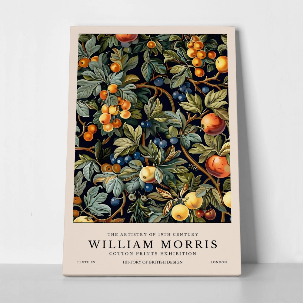 Πινακας σε καμβά WILLIAM MORRIS - FRUITS